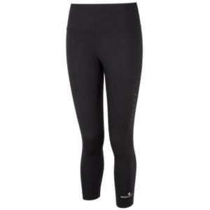 RonHill Womens Core Crop Tight Black/Bright White